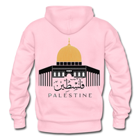 DOME OF THE ROCK UNISEX HOODIE - light pink